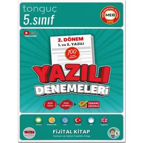 5. Sınıf Yazılı Denemeleri 2. Dönem 1 ve 2. Yazılı - Tonguç Akademi