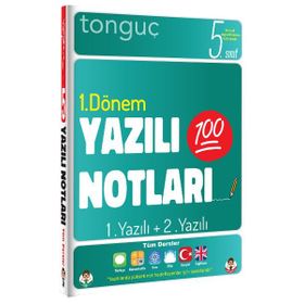5. Sınıf Yazılı Notları 1. Dönem 1 ve 2. Yazılı-Tonguç Akademi Yayınları