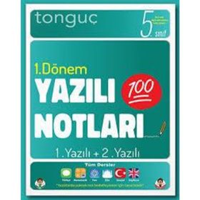 5. Sınıf Yazılı Notları 1. Dönem 1 ve 2. Yazılı-Tonguç Akademi Yayınları