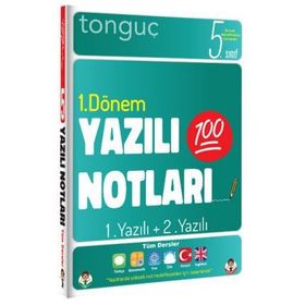 5. Sınıf Yazılı Notları 1. Dönem 1 ve 2. Yazılı-Tonguç Akademi Yayınları