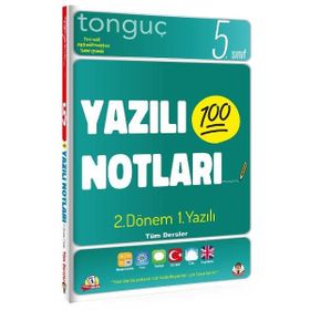 5. Sınıf Yazılı Notları 2. Dönem 1. Yazılı-Tonguç Akademi