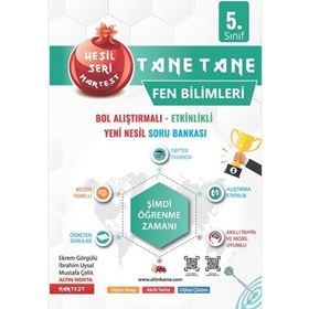 5. Sınıf Yeşil Tane Tane Fen Bilimleri Soru Bankası Nartest Yayınevi