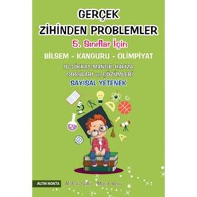 5.sınıflar İçin Gerçekten Zihinden Problemler Altın Nokta Yayınları