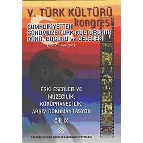 5. Türk Kültürü Kongresi Cilt 9 - kollektif