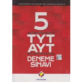 5 TYT AYT Deneme Sınavı Kollektif Final Yayın Dağıtım Pazarlama