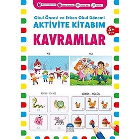 +5 Yaş Aktivite Kitabım – Kavramlar - Martı Çocuk