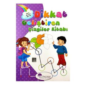 +5 Yaş Dikkat Geliştiren Çizgiler Kitabı-Mor Şemsiye Yayınları