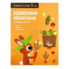 5 Yaş Düşünüyorum Öğreniyorum Okul Öncesi Kitap Erdem Yayınları