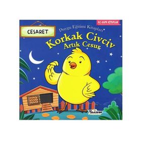 +5 Yaş Korkak Civciv Artık Cesur-Teleskop Yayınları