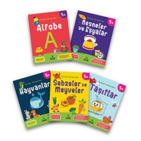 5 Yaş Noktaları Birleştirelim Seti 5 Kitap