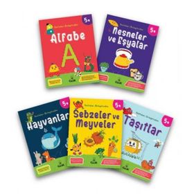 5 Yaş Noktaları Birleştirelim Seti 5 Kitap