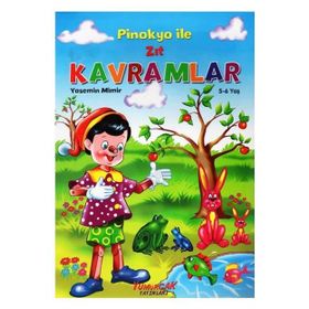 +5 Yaş Pinokyo ile Zıt Kavramlar Kitabı-Yumurcak Yayınları
