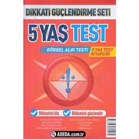 5 Yaş Test Görsel Algı Seti - 5 Yaş Test Kitapçığı - Doç. Dr. Osman Abalı