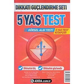 5 Yaş Test Görsel Algı Seti - 5 Yaş Test Kitapçığı - Doç. Dr. Osman Abalı