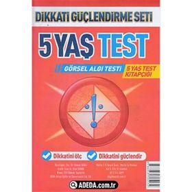5 Yaş Test Görsel Algı Seti - 5 Yaş Test Kitapçığı - Doç. Dr. Osman Abalı