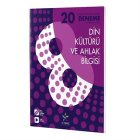 5 Yıldız 8. Sınıf Din Kültürü ve Ahlak Bilgisi 20 Deneme