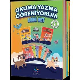 5 Yıldız Yayınları 1. Sınıf Okuma Yazma Öğreniyorum Mini Set
