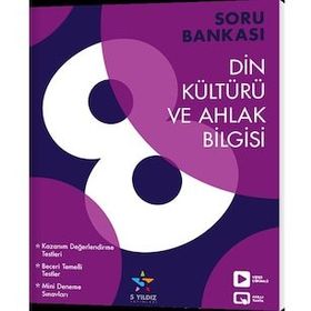 5 Yıldız Yayınları 8. Sınıf Din Kültürü ve Ahlak Bilgisi Soru Bankası