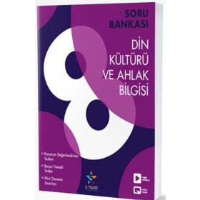 5 Yıldız Yayınları 8. Sınıf Din Kültürü ve Ahlak Bilgisi Soru Bankası