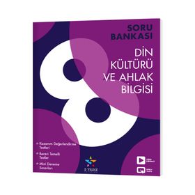 5 Yıldız Yayınları 8. Sınıf Din Kültürü ve Ahlak Bilgisi Soru Bankası