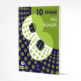 5 Yıldız Yayınları 8. Sınıf Fen Bilimleri 10 Deneme