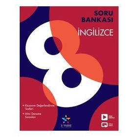 5 Yıldız Yayınları 8. Sınıf İngilizce 20 Deneme