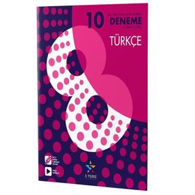 5 Yıldız Yayınları 8. Sınıf Türkçe 10 Deneme