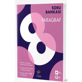 5 Yıldız Yayınları 8 Sınıf Türkçe Paragraf Soru Bankası