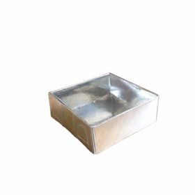 50 Adet 6x6x2.5 cm Asetat Kapaklı Karton Kutu
