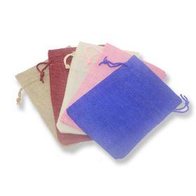 50 Adet 9x14 cm Keten Kese