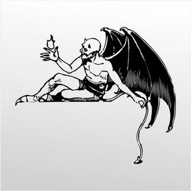 50 cm Folyo Şeytan Sticker