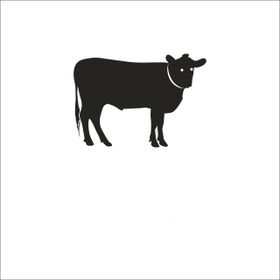 50 cm İnek Folyo Sticker