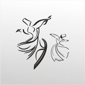 50 cm Mevlana Folyo Sticker
