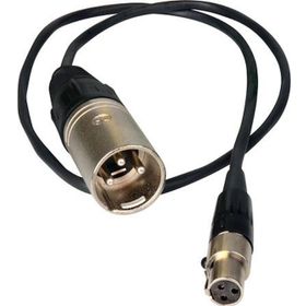 50 cm Mini Xlr Dişi Xlr Erkek Kablo