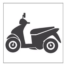 50 cm Motorsiklet Folyo Sticker