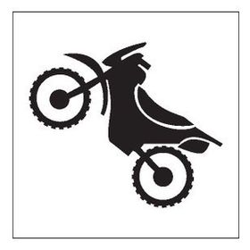 50 cm Motorsiklet Folyo Sticker