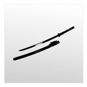 50 cm Samurai Bıçağı Folyo Sticker