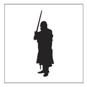 50 cm Savaşçı Folyo Sticker