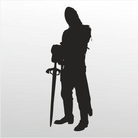 50 cm Savaşçı Folyo Sticker