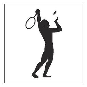 50 cm Tenisci Folyo Sticker