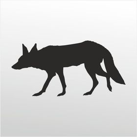 50 cm Tilki Folyo Sticker