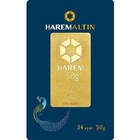 50 gr 24 Ayar Külçe Altın
