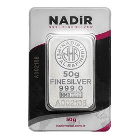 50 gr Külçe Gümüş