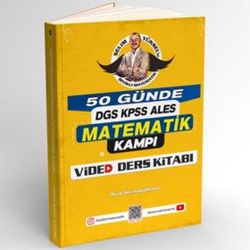 50 Günde Dgs Kpss Ales Matematik Kampı Video Ders Kitabı - Bıyıklı Matematik