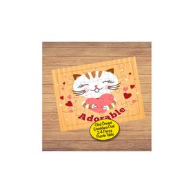 50 Kalp Taşıyan Kedi 24 Parça Çocuklara Özel Puzzle Yapboz Tablo