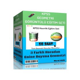 50 Saatlik Özel Anlatım KPSS Geometri Görüntülü Eğitim Seti