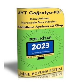 500 Sayfalık Pdf Ayt Coğrafya Hazırlık Kitabı