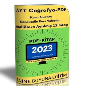 500 Sayfalık Pdf Ayt Coğrafya Hazırlık Kitabı