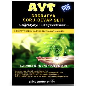 500 Sayfalık Pdf Ayt Coğrafya Hazırlık Kitabı