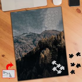 501466 Ağaç Ve Dağ Manzarası 240 Parça Puzzle Yapboz Tablo